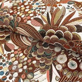 Dekoračná látka jacquard Cleopatre rouge