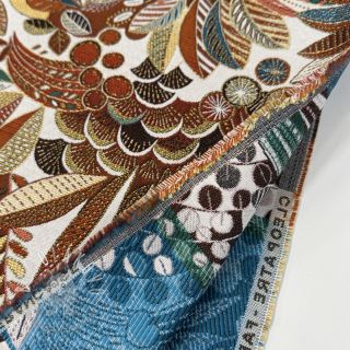 Dekoračná látka jacquard Cleopatre rouge