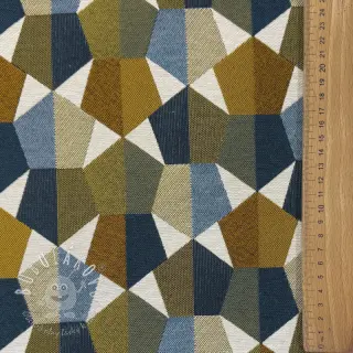 Dekoračná látka jacquard Mustang blue