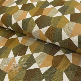 Dekoračná látka jacquard Mustang gold