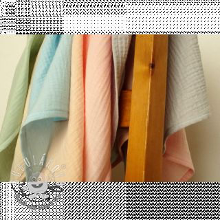 Dvojitá gázovina/mušelín light rose