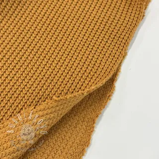 Svetrovina BIG KNIT mustard