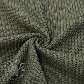 Svetrovina BIG KNIT camo green
