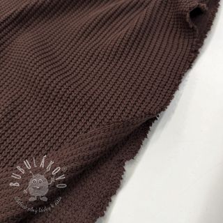 Svetrovina BIG KNIT dark brown