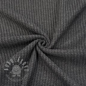 Svetrovina BIG KNIT dark grey