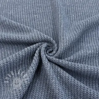Svetrovina BIG KNIT blue