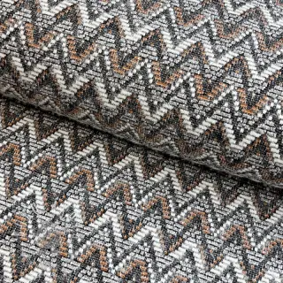 Pletenina jacquard Comfilia Zigzag wavy brown