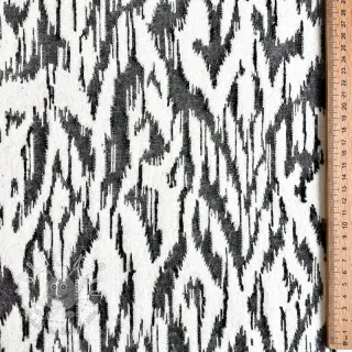 Pletenina jacquard Comfy Blurry Ikat grey
