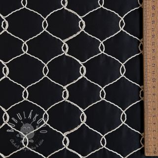 Prešívaná látka Cord black