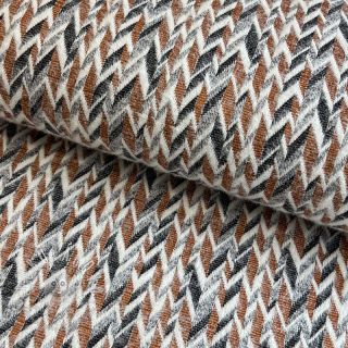 Pletenina jacquard Comfilia Irregular Herringbone