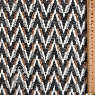 Pletenina jacquard Comfilia Arrows grey