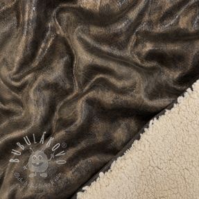 Kabátovina Panther Glammy Teddy Lammy brown