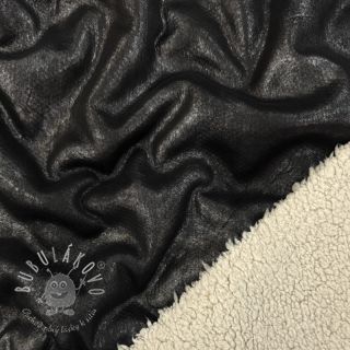 Kabátovina Vintage Glammy Teddy Lammy black