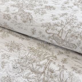 Dekoračná látka jacquard MACASSAR alover lin