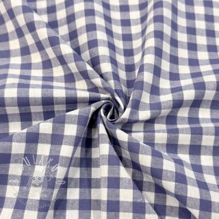 Bavlnená látka Check lavender