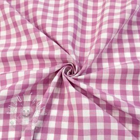 Bavlnená látka Check pink