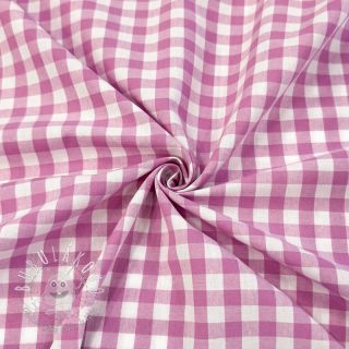 Bavlnená látka Check pink