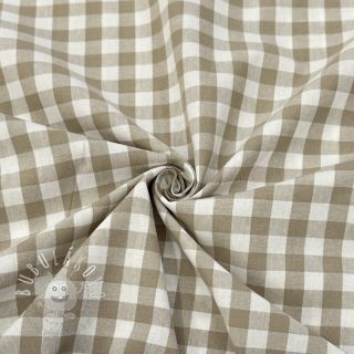 Bavlnená látka Check sand