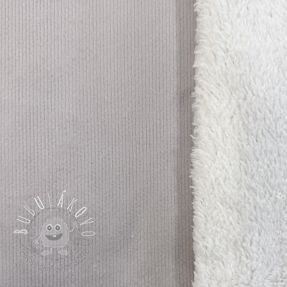 Kojenecký plyš TEDDY light grey