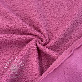 Fleece TEDDY DOUBLE SIDED pink