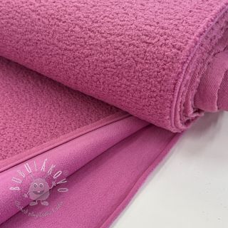 Fleece TEDDY DOUBLE SIDED pink