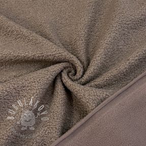 Fleece TEDDY DOUBLE SIDED taupe