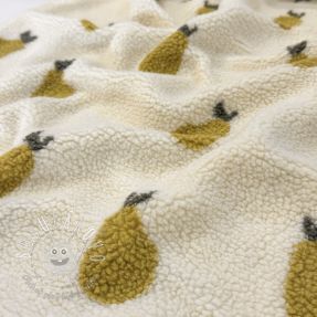 Kabátovina TEDDY JACQUARD Pears old lime