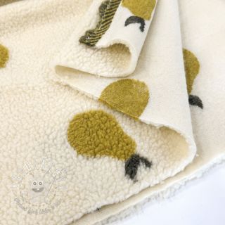 Kabátovina TEDDY JACQUARD Pears old lime