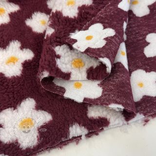 Kabátovina TEDDY Daisy brom beere