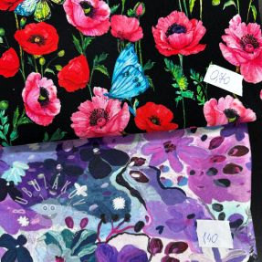 Balík látok teplákovina digital print 0329