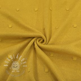 Svetrovina BIG KNIT DOT ochre