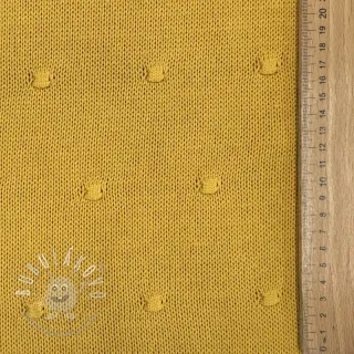 Svetrovina BIG KNIT DOT ochre