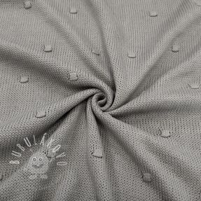 Svetrovina BIG KNIT DOT grey