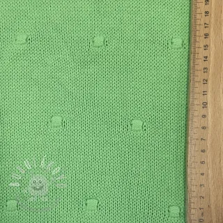 Svetrovina BIG KNIT DOT grass green