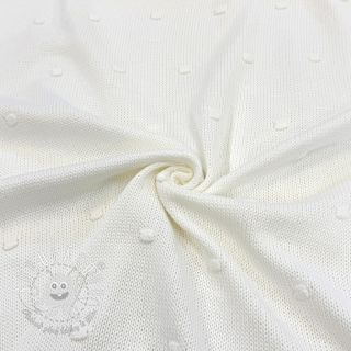 Svetrovina BIG KNIT DOT off white