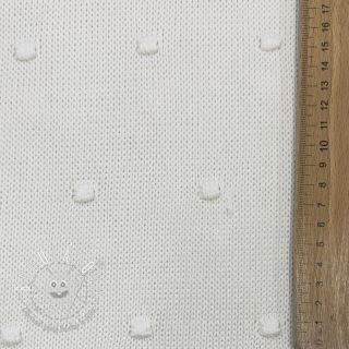 Svetrovina BIG KNIT DOT off white