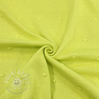 Svetrovina BIG KNIT DOT bright green