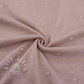 Svetrovina BIG KNIT DOT old pink