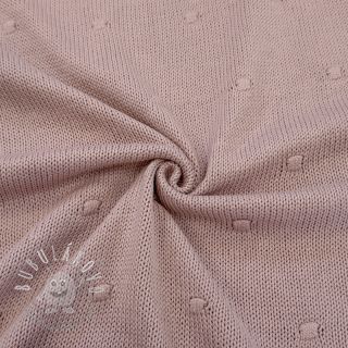 Svetrovina BIG KNIT DOT old pink