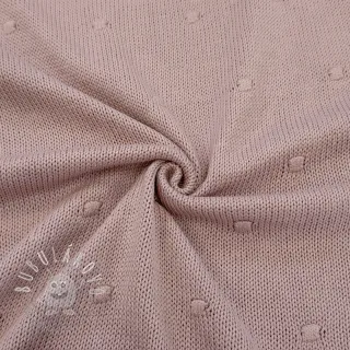 Svetrovina BIG KNIT DOT old pink