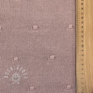 Svetrovina BIG KNIT DOT old pink