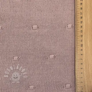 Svetrovina BIG KNIT DOT old pink