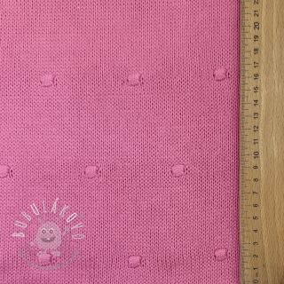 Svetrovina BIG KNIT DOT pink