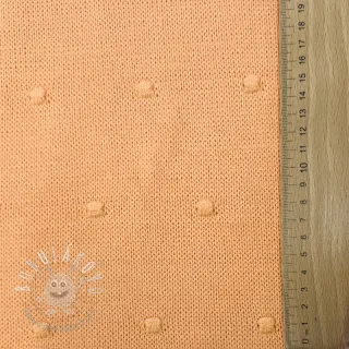 Svetrovina BIG KNIT DOT peach