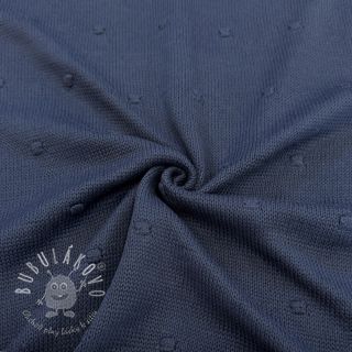 Svetrovina BIG KNIT DOT navy
