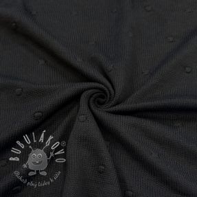 Svetrovina BIG KNIT DOT black