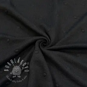 Svetrovina BIG KNIT DOT black