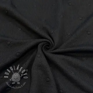 Svetrovina BIG KNIT DOT black