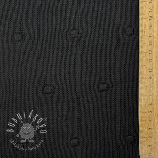 Svetrovina BIG KNIT DOT black