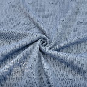 Svetrovina BIG KNIT DOT blue